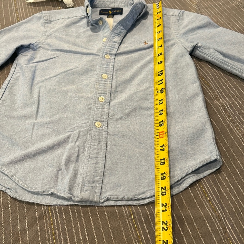 Ralph Lauren Light Blue Cotton Oxford Shirt